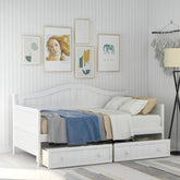 Bellemave® Twin Size Wooden Daybed with Trundle - Bellemave
